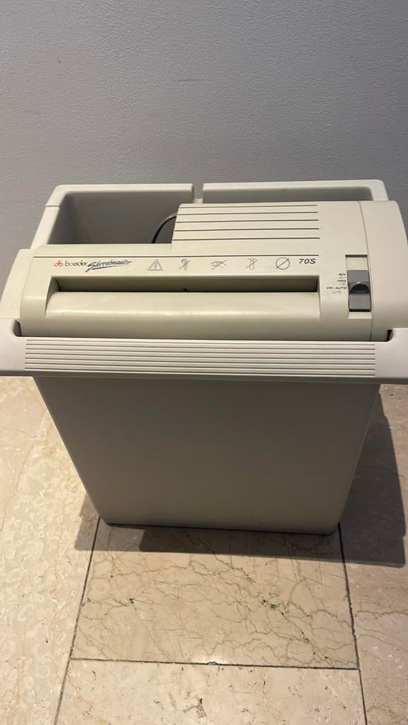Boeder Shredmaster 70S Papiervernietiger, Ophalen, Gebruikt