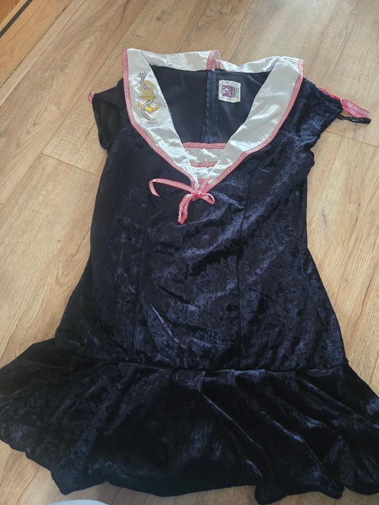 Matrozenjurkje maat L carnaval, Carnaval, Maat 42/44 (L), Ophalen of Verzenden, Kleding