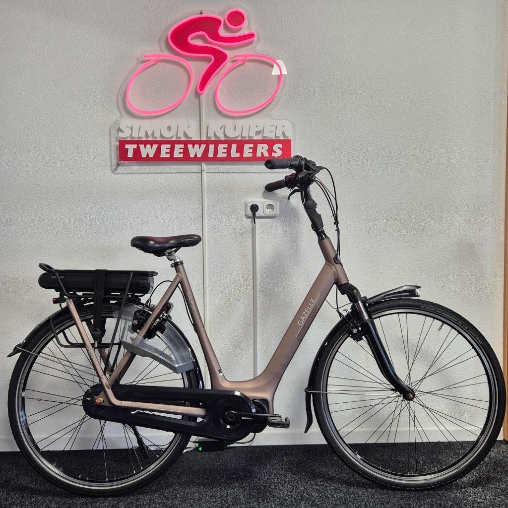 Gazelle Grenoble C8 Elektrische Damesfiets, Fietsen en Brommers, Fietsen | Dames | Damesfietsen, Gebruikt, Versnellingen, Gazelle