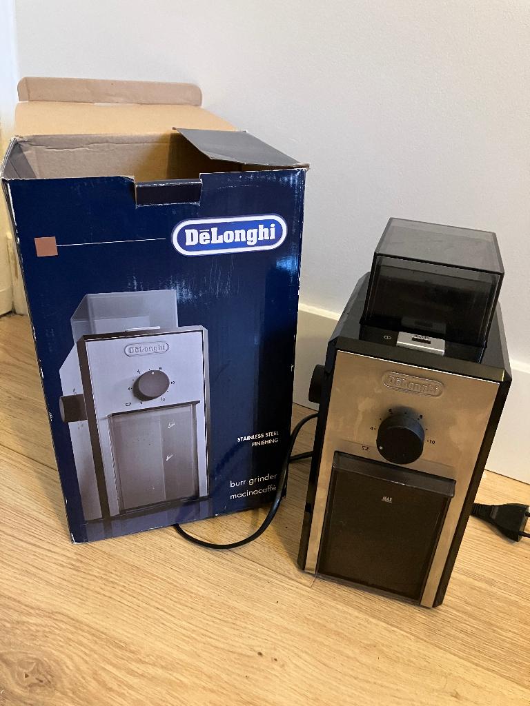 De Longhi coffee grinder KG89, Witgoed en Apparatuur, Koffiemachine-accessoires, Ophalen of Verzenden, Zo goed als nieuw