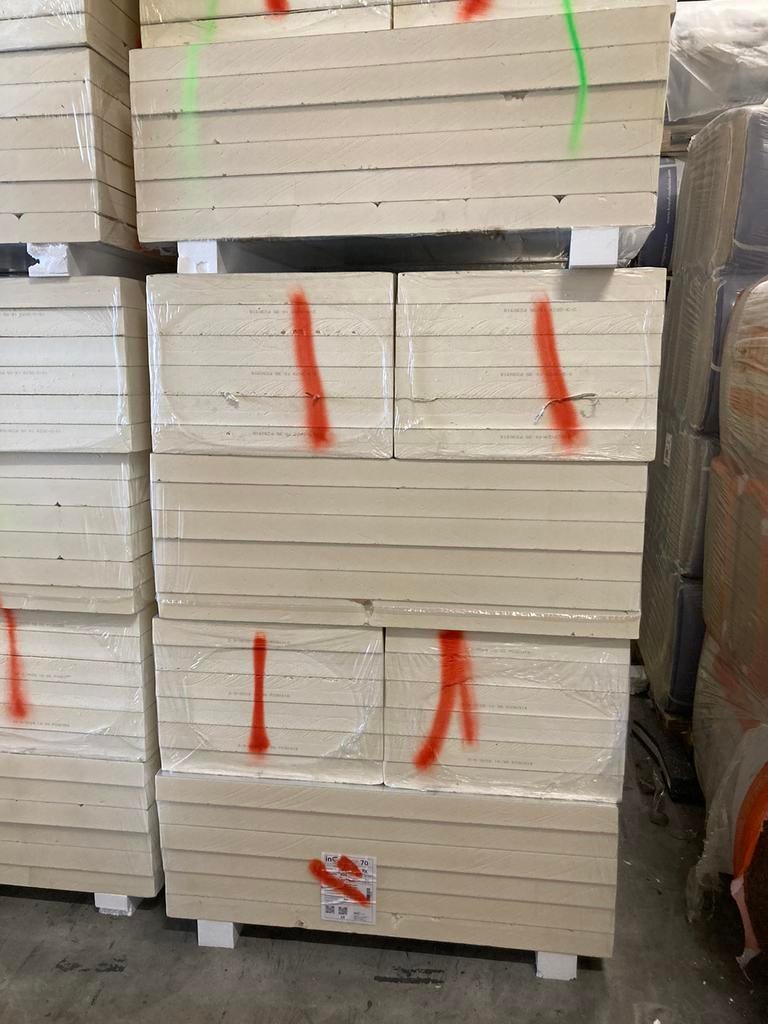 Pir isolatie 60 x 120 cm - Outlet 30/50/60/70/80/90/100/120, Doe-het-zelf en Verbouw, Isolatie en Afdichting, Ophalen, 12 cm of meer