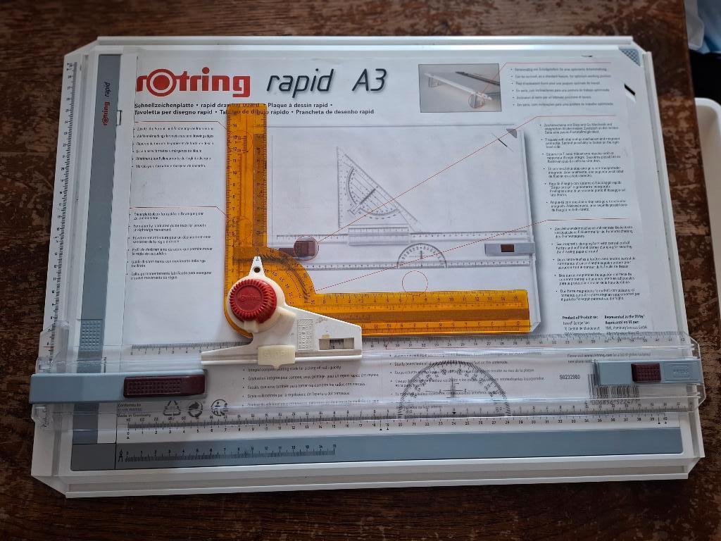 Rotring rapid A3 tekenbord, Hobby en Vrije tijd, Tekenen, Verzenden, Zo goed als nieuw, Overige typen