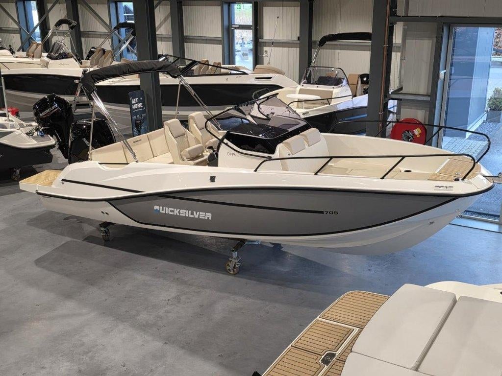 Quicksilver 705 Open | 40 Years Edition | Mercury 225 PK V6, Info@bomert.nl, Quicksilver, 6 meter of meer, Nieuw