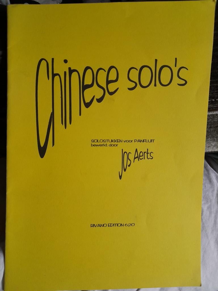 Chinese solo's voor panfluit, Jos Aerts, Boeken, Ophalen of Verzenden, Zo goed als nieuw, Artiest