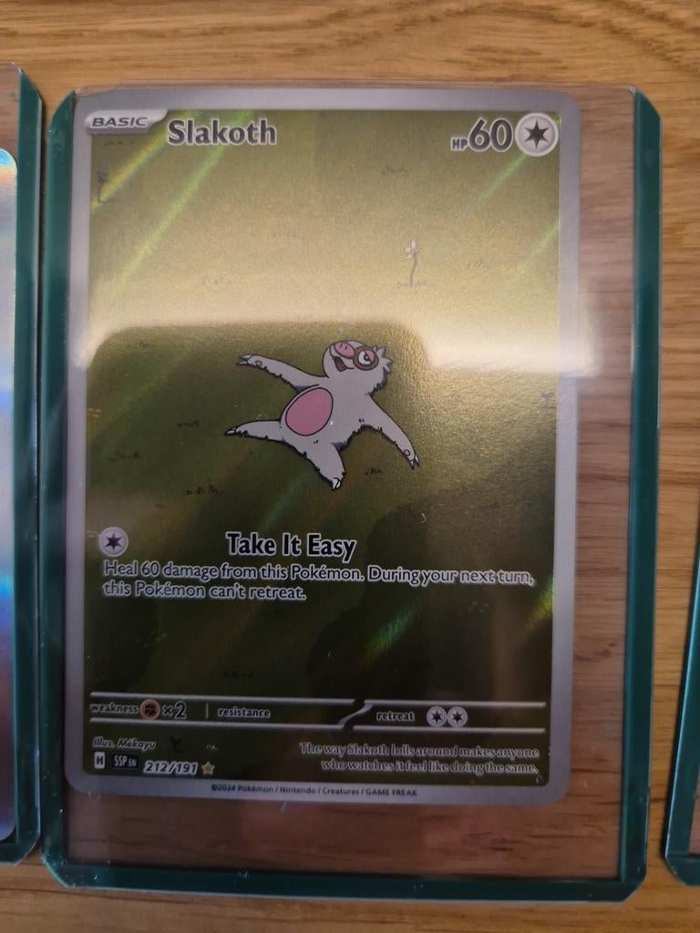 Nieuwe Slakoth Pokémonkaart 212/191, Ophalen of Verzenden, Nieuw, Losse kaart