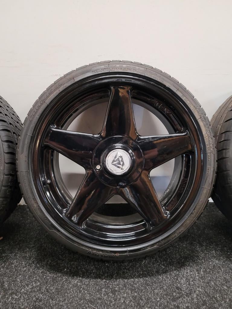19 inch Azev Diamond 5x112 Audi VW Seat Skoda zomerbanden., 19 inch, Gebruikt, Azev, Ophalen of Verzenden