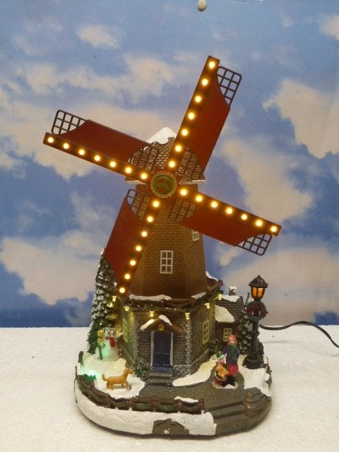 luville windmill molen kerstdorp kersthuisje accessoire, Ophalen of Verzenden, Zo goed als nieuw