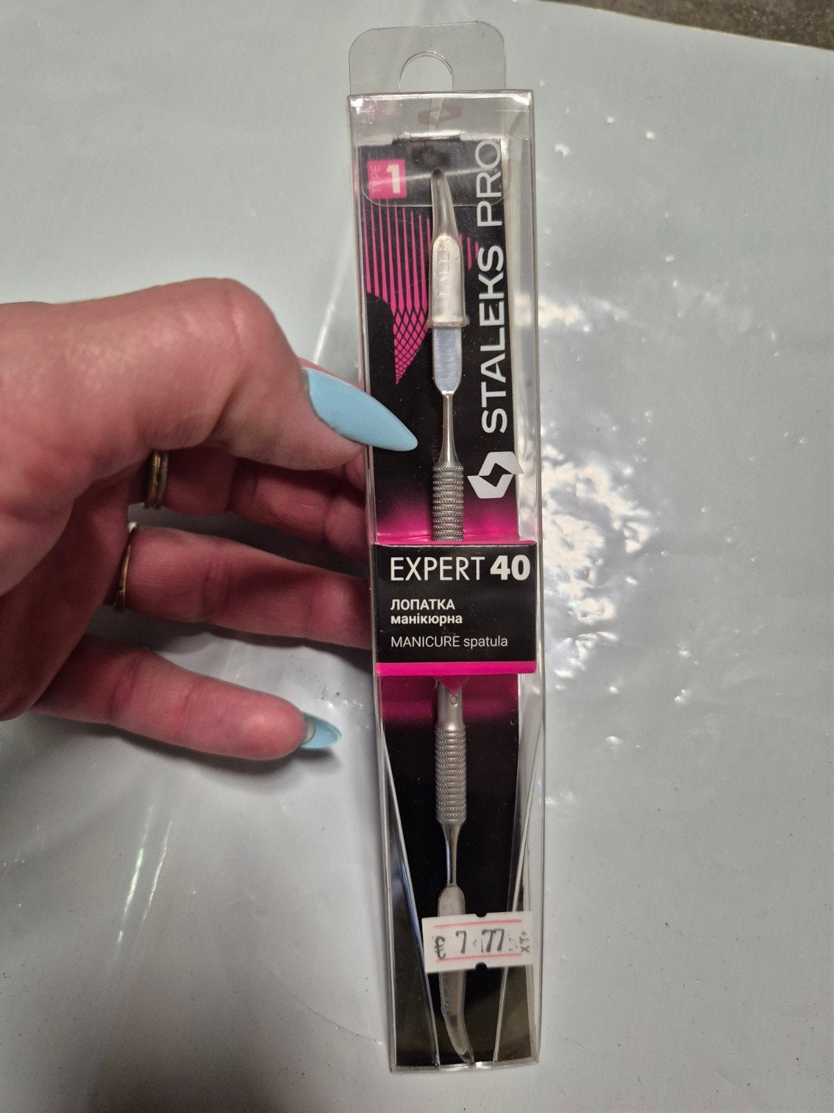 nieuw Staleks Pro Expert 40 manicure spatulaula, Nieuw, Ophalen of Verzenden, Handen en Nagels, Toebehoren