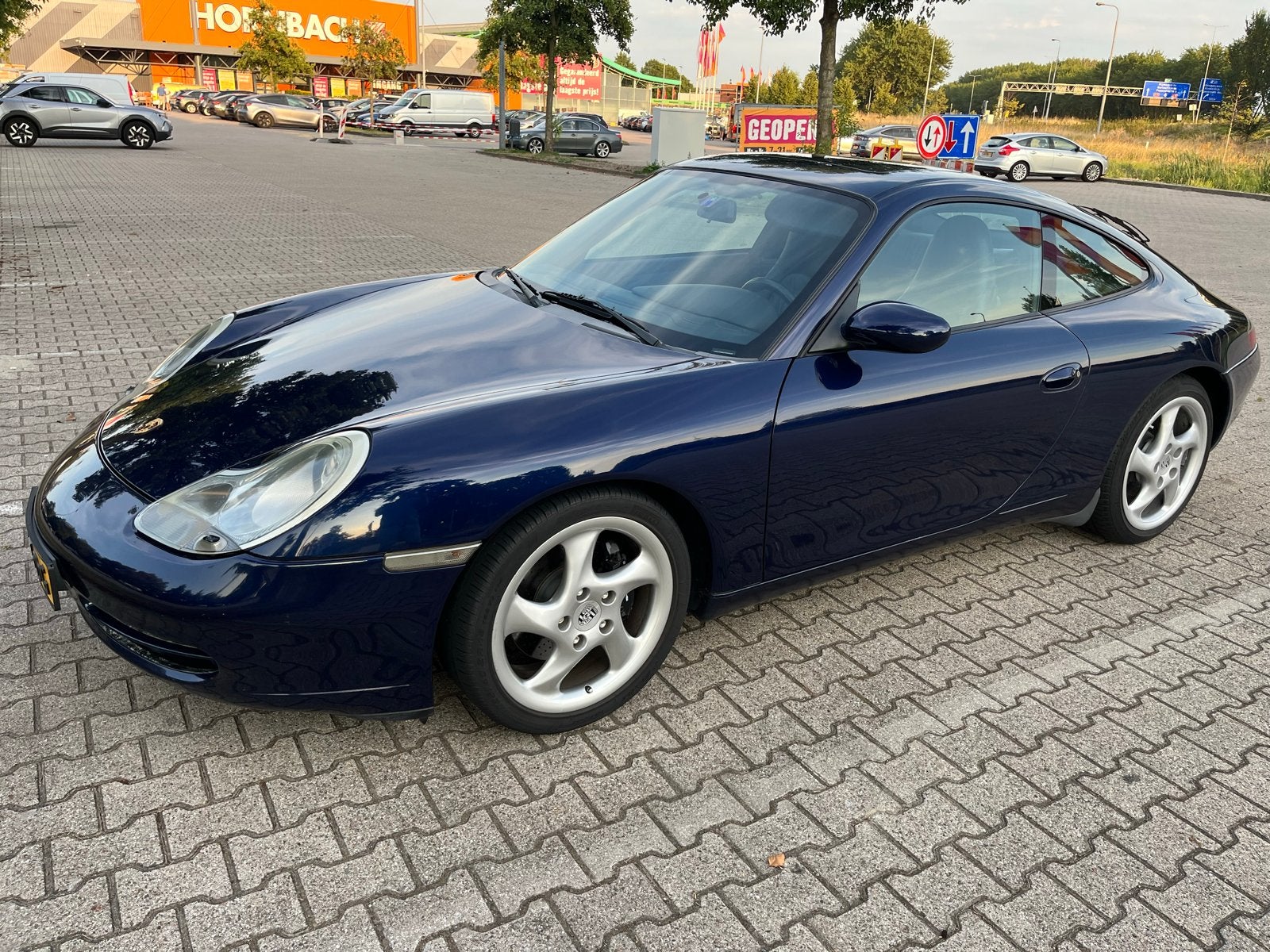 Porsche 911 3.4 Carrera Coupe AUT 2001 Blauw, Automaat, Achterwielaandrijving, 1340 kg, Origineel Nederlands