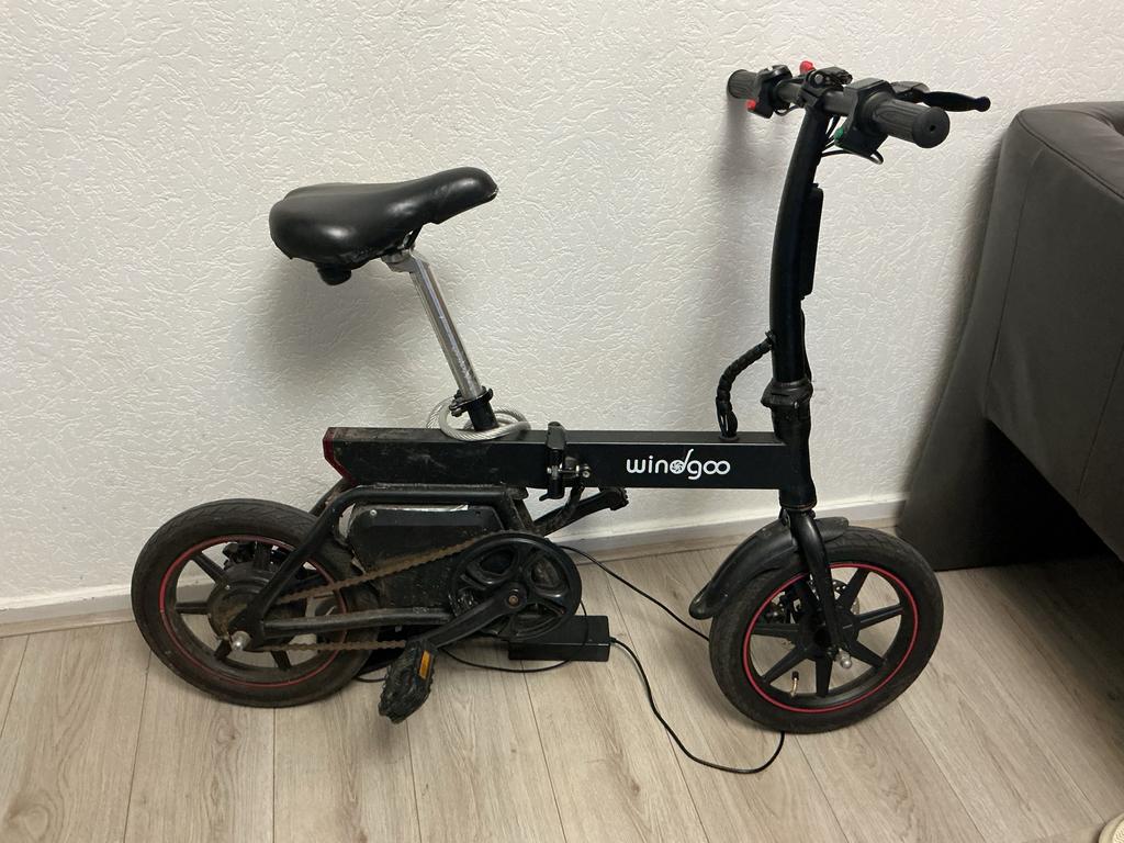 Windgoo B20 E-bike met oplader, nieuwe accu en slot, Gebruikt, 51 tot 55 cm, 30 tot 50 km per accu, Ophalen