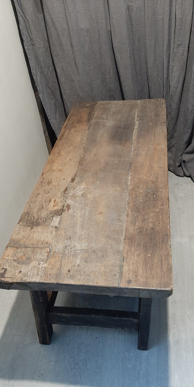 Aura Peeperkorn rustieke houten tafel, Huis en Inrichting, Ophalen, 100 tot 150 cm, 50 tot 100 cm, Hoffz wabi sabi sober Aura Boho