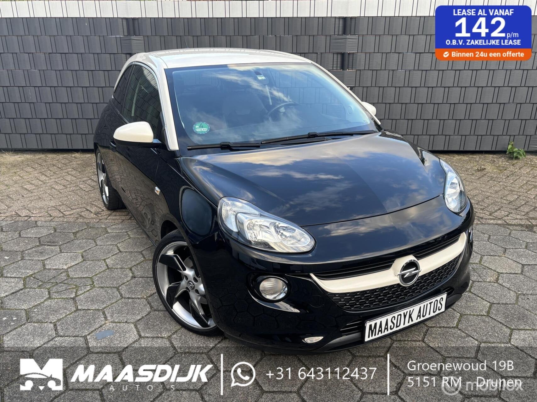 Opel ADAM 1.0 Turbo Unlimited CarPlay Sterrenhemel Stoelverw, ADAM, Gebruikt, Zwart, 1041 kg