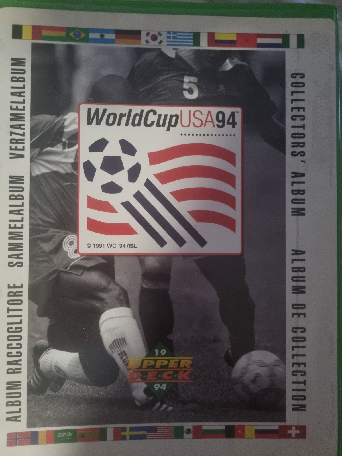 Upper Deck World Cup USA 94 Verzamelalbum met kaarten, Ophalen of Verzenden, Zo goed als nieuw, Overige sporten, Spelerskaart