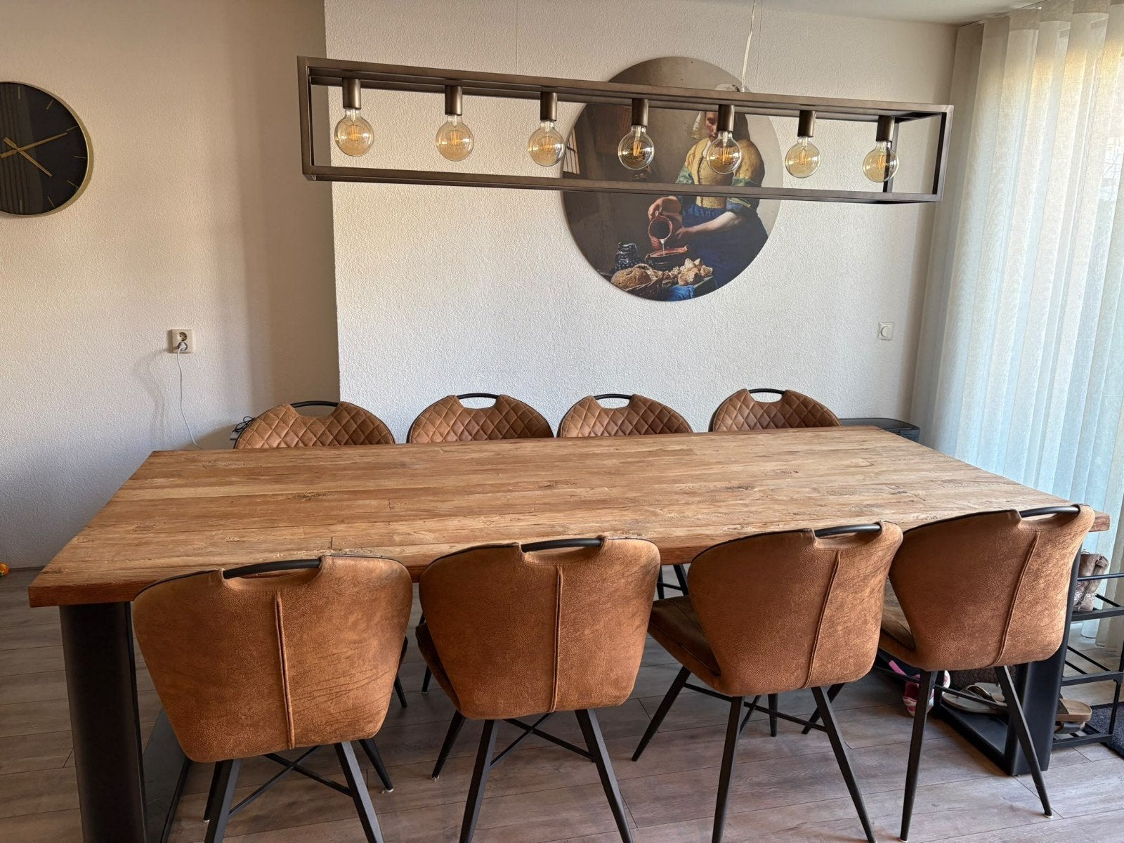 Tk: Eettafel Romaro 250cm Pronto wonen, Gebruikt, Teakhout, 200 cm of meer, Rechthoekig