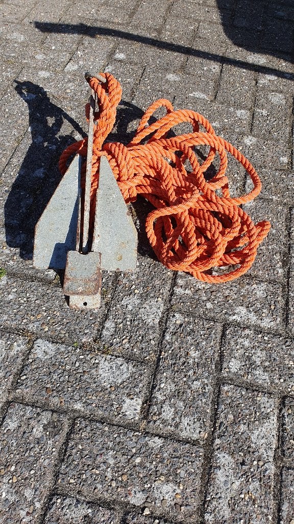 ANKER  Klein,  voor sloep of kleine zeilboot, Ophalen of Verzenden, Gebruikt, Ankeren en Afmeren, Zeilboot of Motorboot