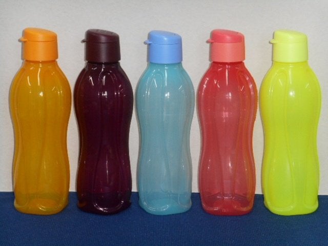 Tupperware Ecofles / Eco Fles Plus 750 ml., Verzenden, Nieuw, Blauw, Overige typen
