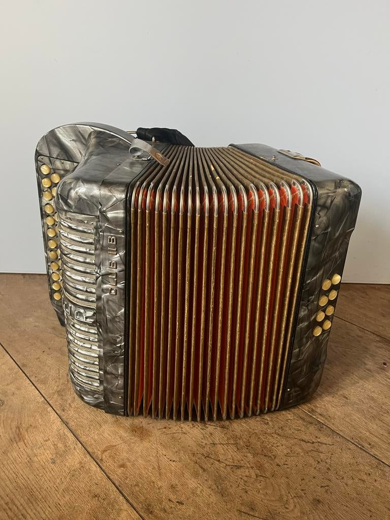 Hohner Club II B Accordeon, Gebruikt, Met riemen, Overige formaten, Ophalen of Verzenden