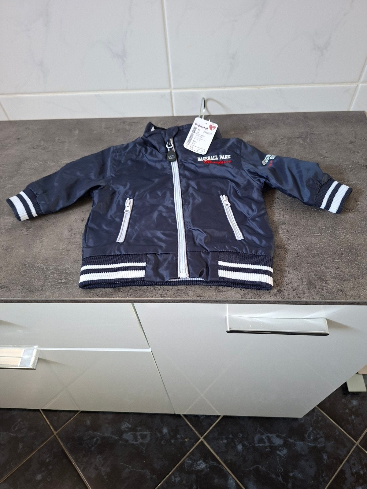 Nieuw Baseball Jack voor Baby's - Maten56 en62 en68, Ophalen, Nieuw, Onbekend, Jongetje of Meisje