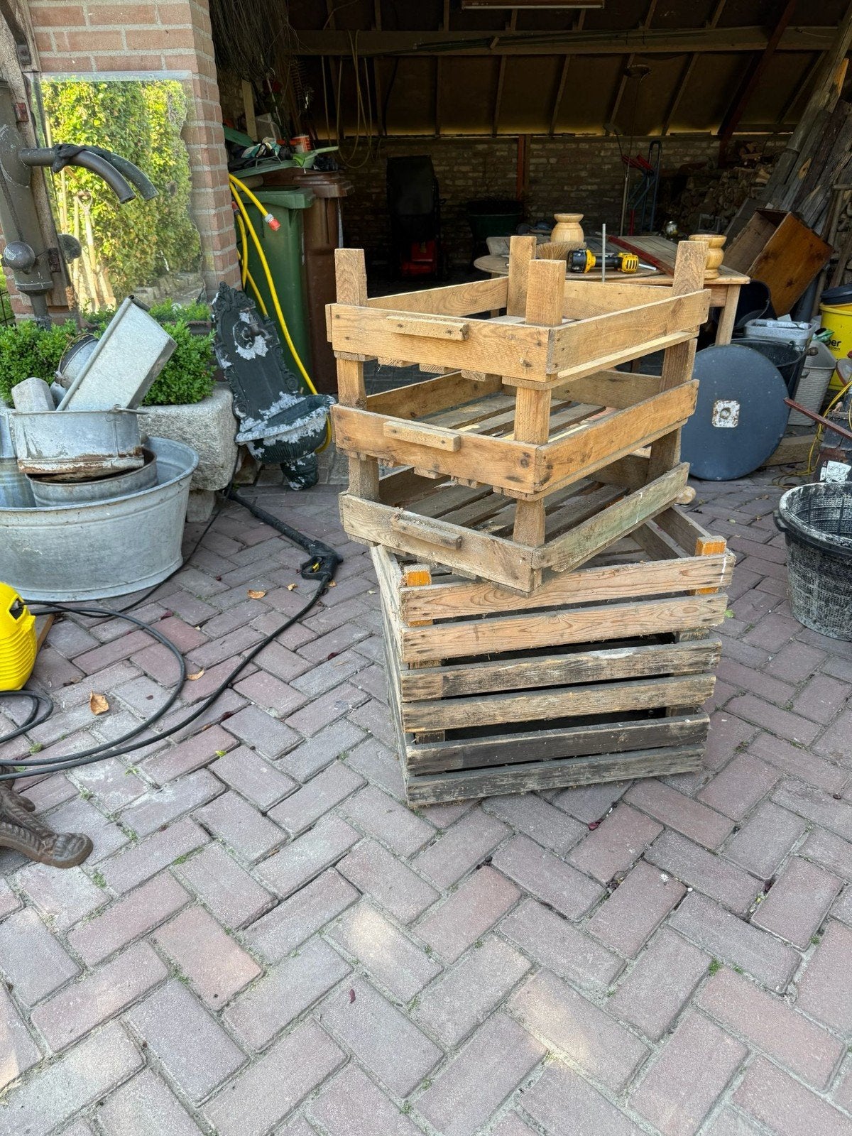 6 aardappelkisten., Ophalen of Verzenden, 60 cm of meer, Doos, Minder dan 35 cm