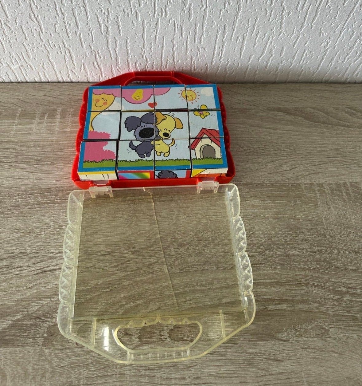 Woezel en Pip Kubuspuzzel in Handige Draagkoffer, Ophalen of Verzenden, Gebruikt, Jongen of Meisje