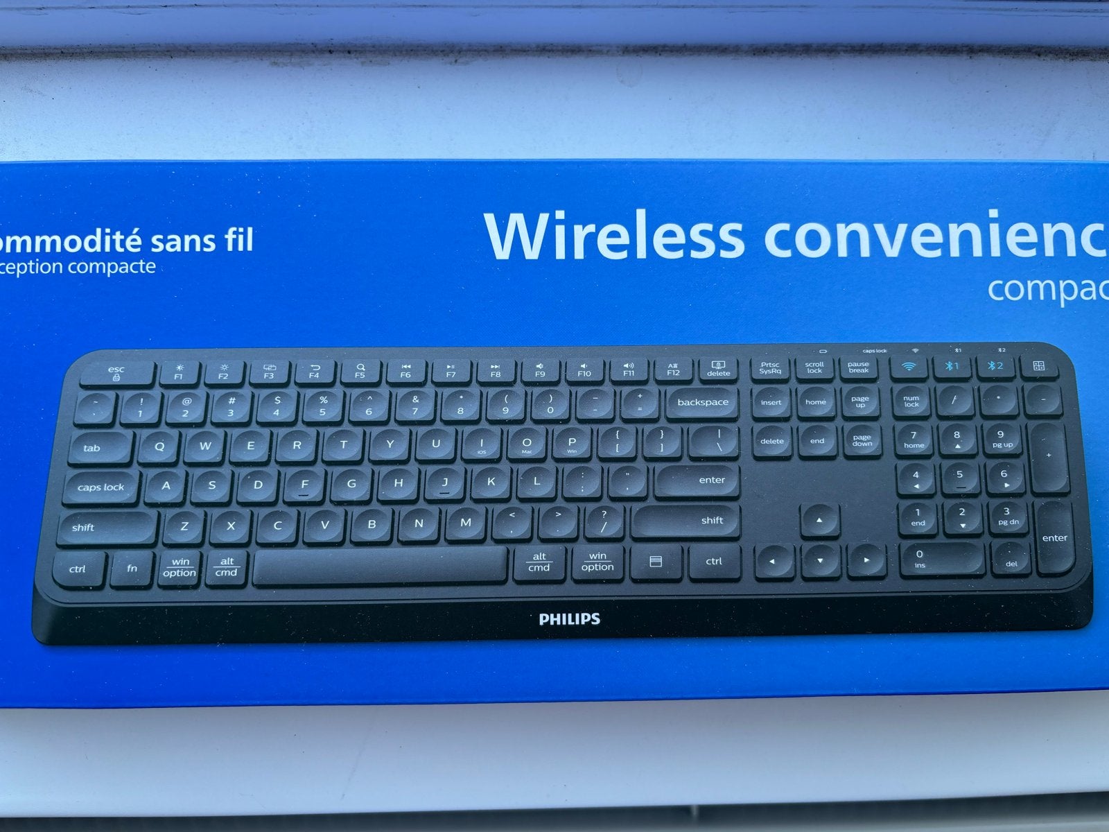 Philips Wireless Keyboard, Computers en Software, Ophalen of Verzenden, Nieuw