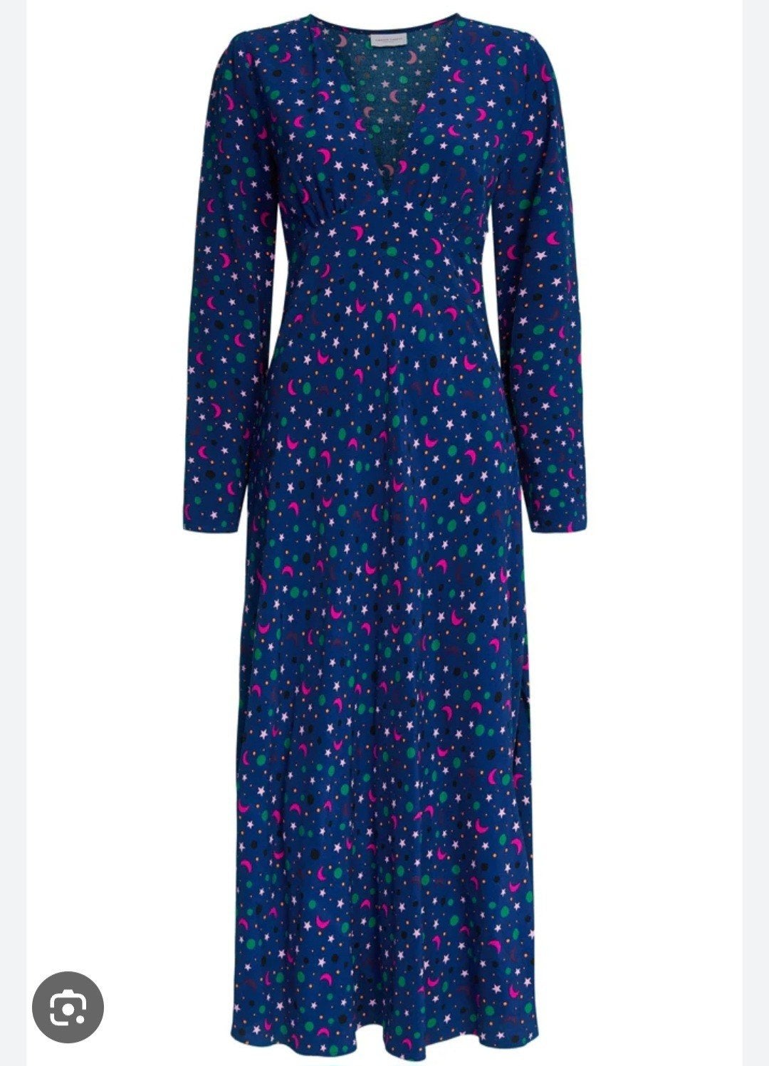 Fabienne Chapot Jurk met Sterren en Manen print, Maat 38/40 (M), Blauw, Ophalen of Verzenden, Zo goed als nieuw
