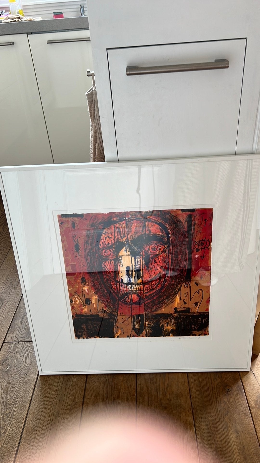 Zeefdruk Rik van Iersel, Ophalen