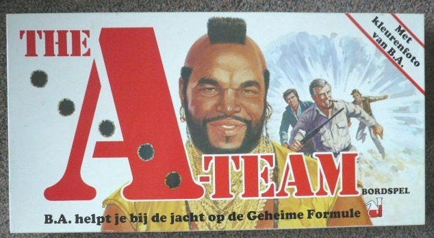 origineel A-TEAM spel, groot bordspel van Clipper Murdock, Een of twee spelers, Ophalen of Verzenden, Zo goed als nieuw, Clipper