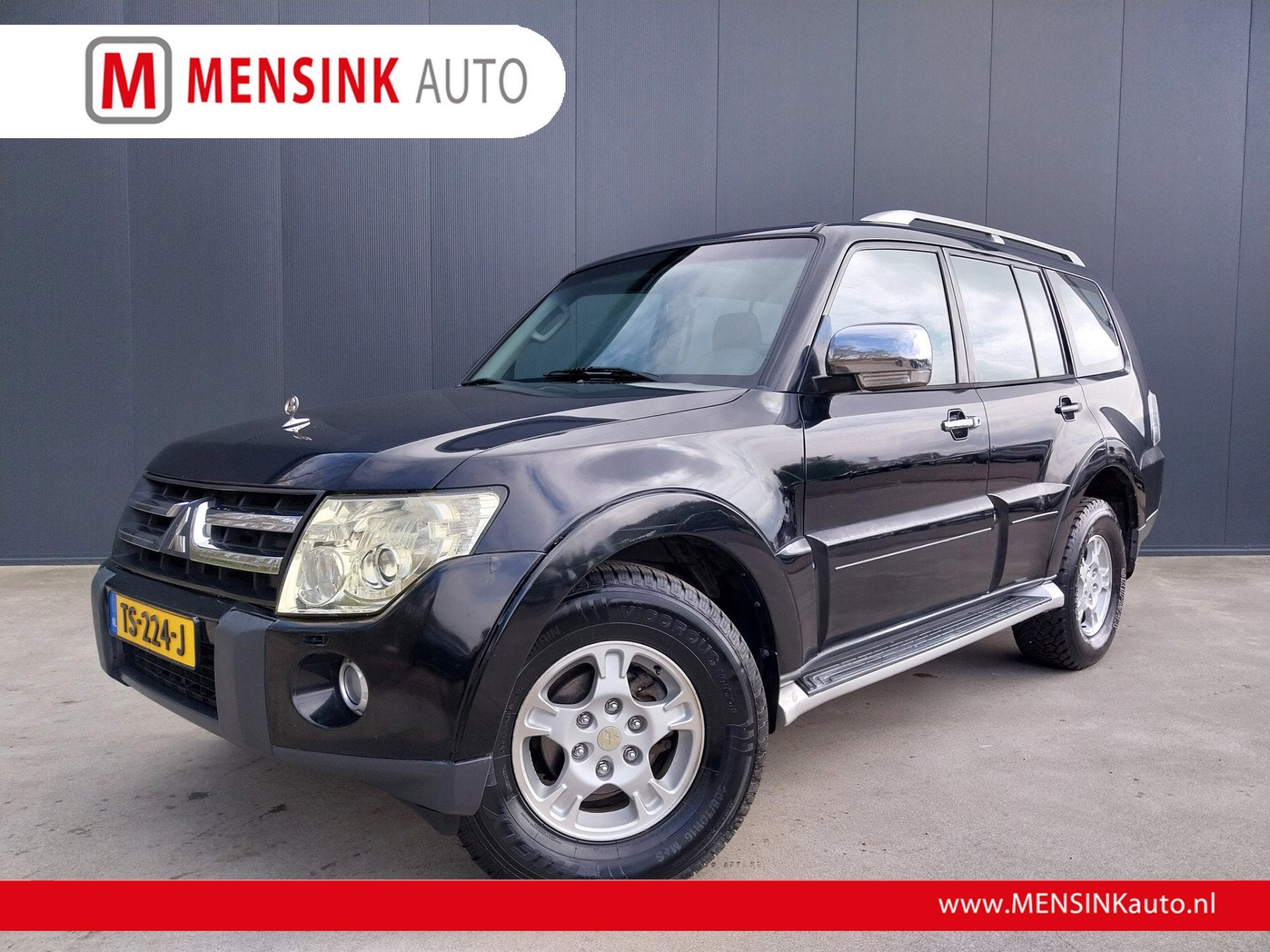 Mitsubishi Pajero 3.0 V6 AUTOMAAT 7 PERS LEER CRUISE ECC TRE, Auto's, Automaat, Gebruikt, Zwart, Bedrijf