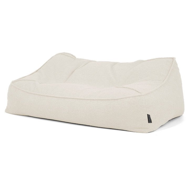 Big Bertha Zitzak - Zitbank sloucher boucle ivoor, Ophalen, Zo goed als nieuw, Beige, Zitzak