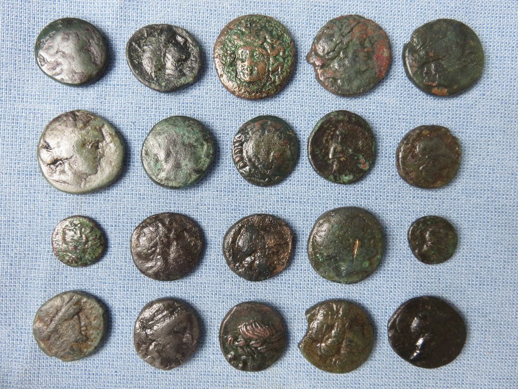 Griekse staters in koper - 4e eeuw B.C. - bodemvondsten, Ophalen of Verzenden, Overige landen, Losse munt