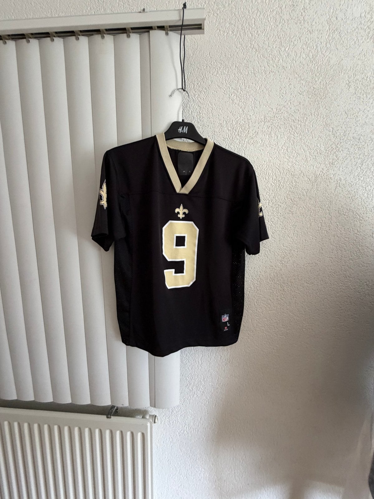 NFL Jersey New Orleans Saints #9 Drew Brees - Jeugd Maat L, Ophalen of Verzenden, Nieuw, Jongen of Meisje, Shirt of Longsleeve