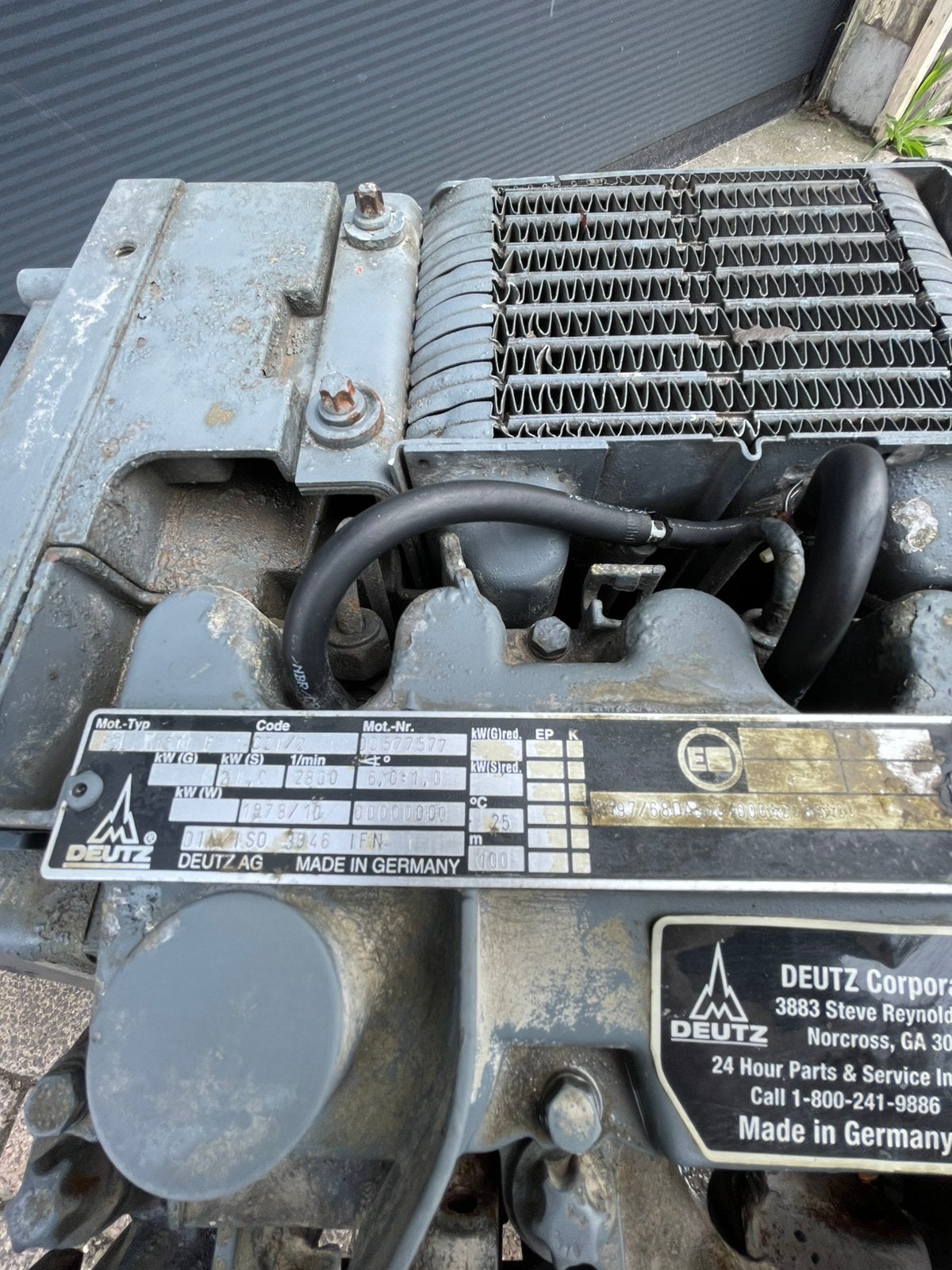 Deutz f2l motor, Ophalen
