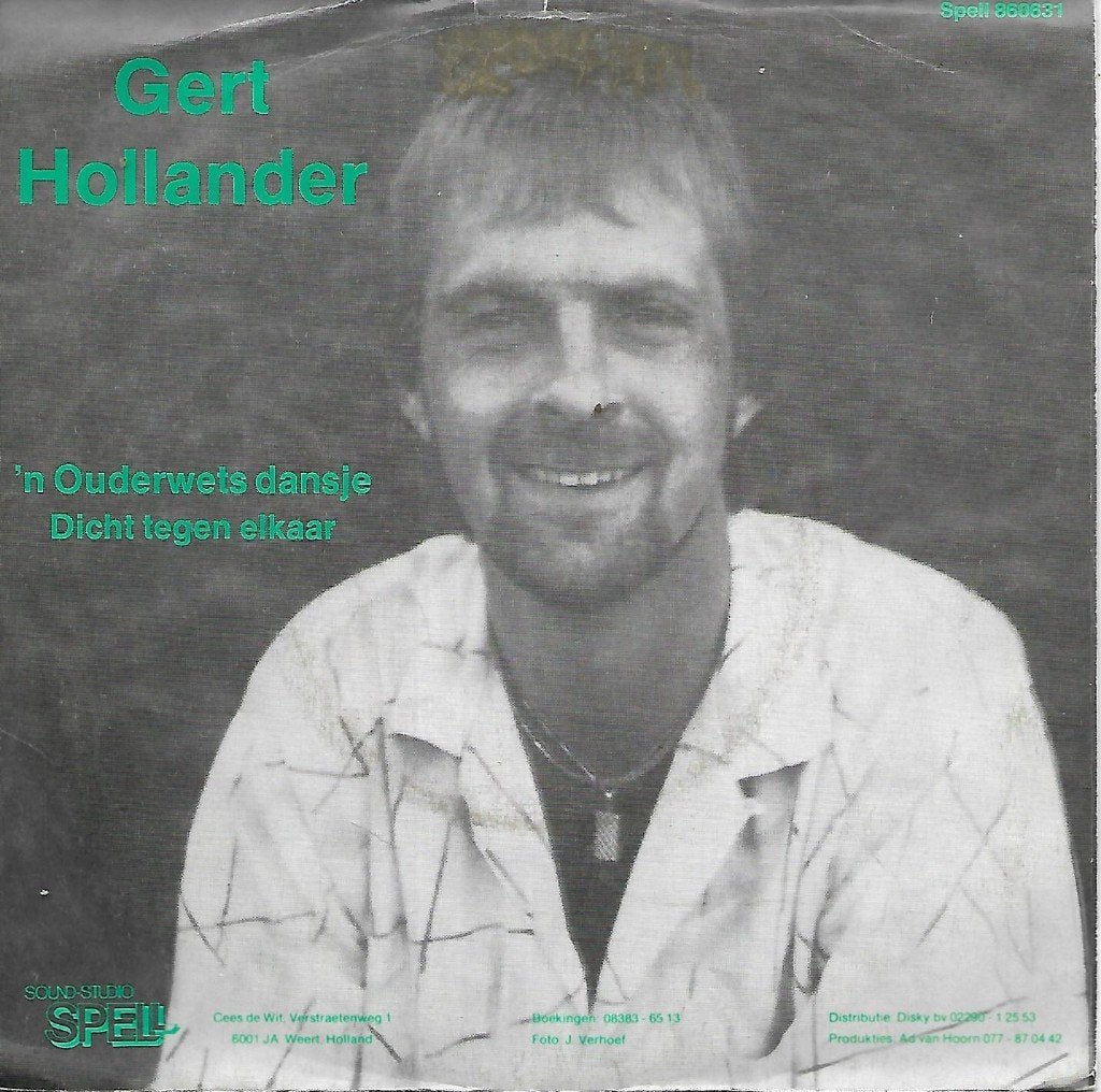 Gert Hollander - `n ouderwets dansje, Ophalen of Verzenden, Gebruikt, 7 inch, Nederlandstalig