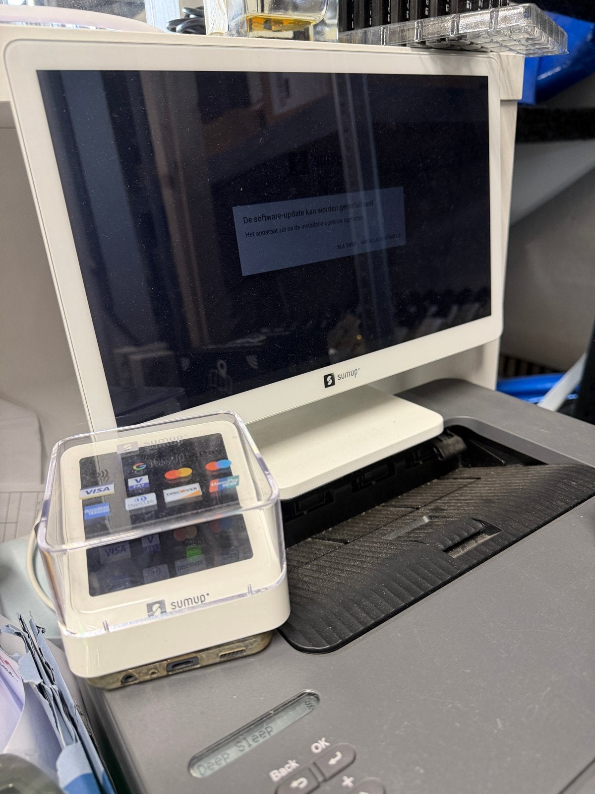 Sumup POS kassa Systeem met Beeldscherm en Pinautomaat, Verzamelen, Ophalen