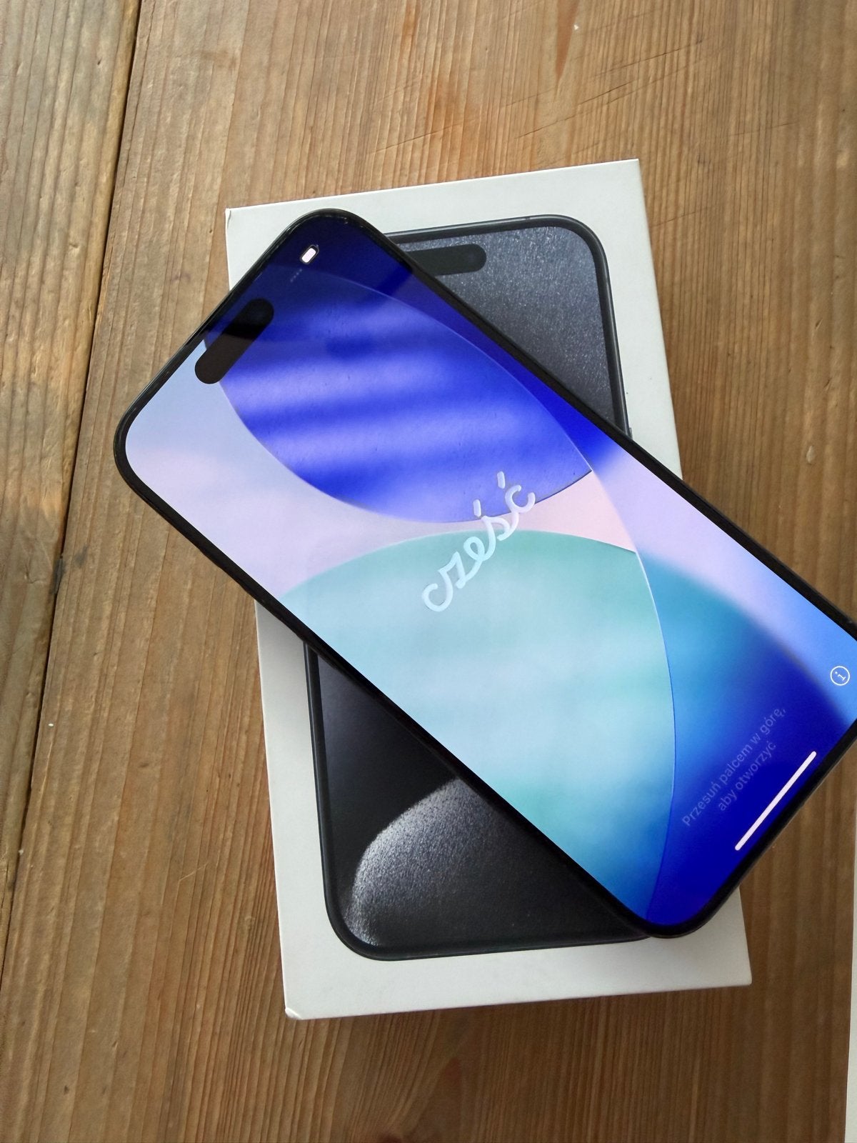 Zo goed als nieuwe iPhone 15 Pro blue 128GB, 128 GB, Blauw, 88 %, Ophalen of Verzenden