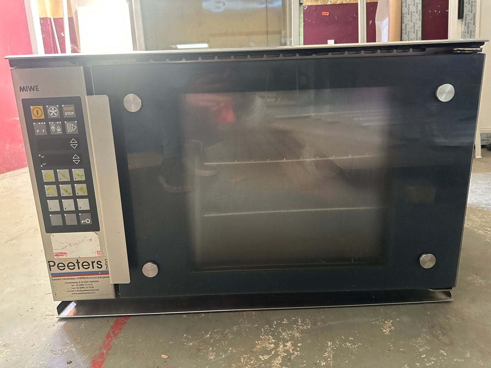 Miwe convectieoven cube air bj 2007, Ophalen of Verzenden, Gebruikt