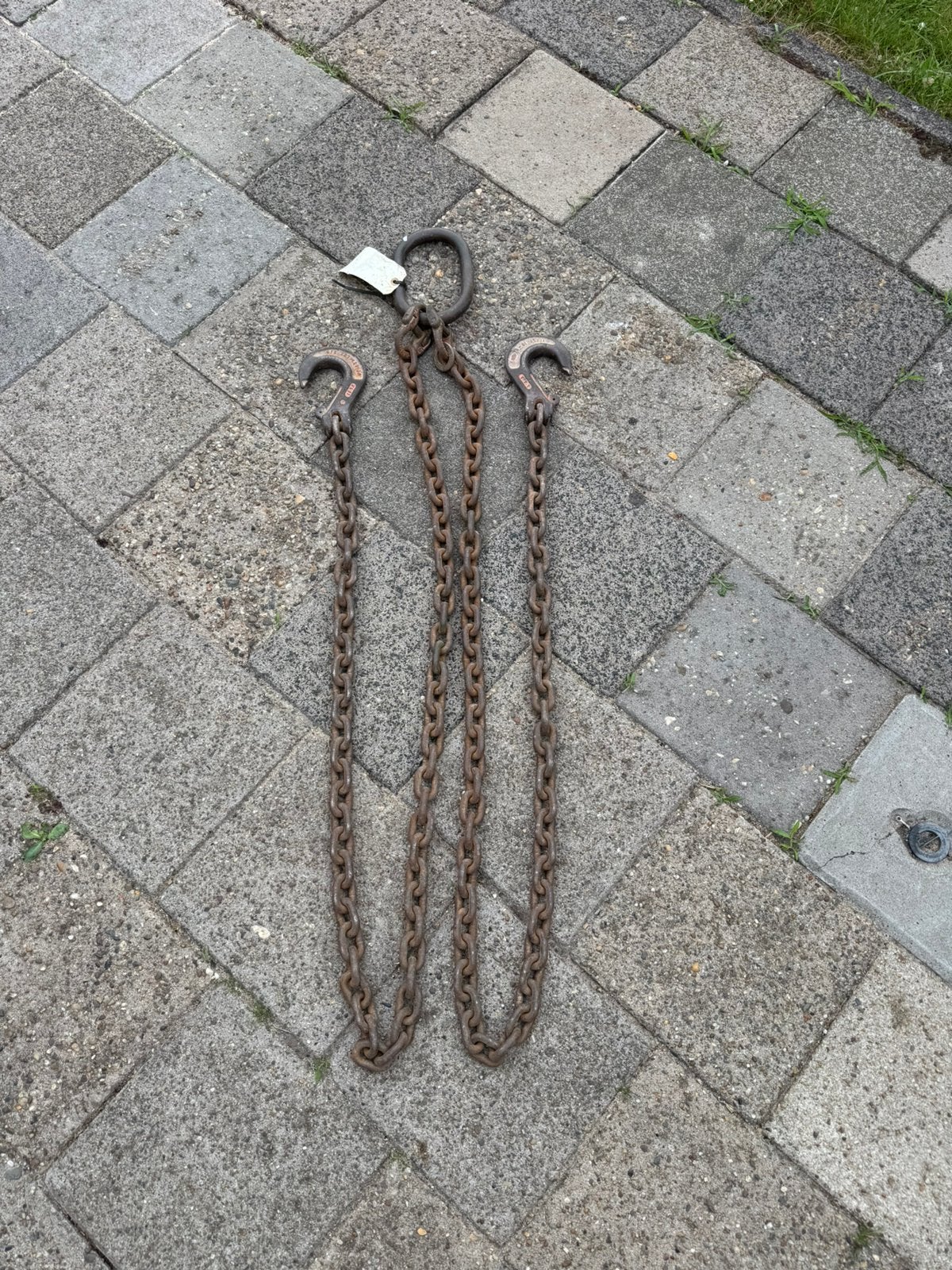 Hijs ketting 2 sprong, 2 meter gebruikt, Ophalen, Gebruikt