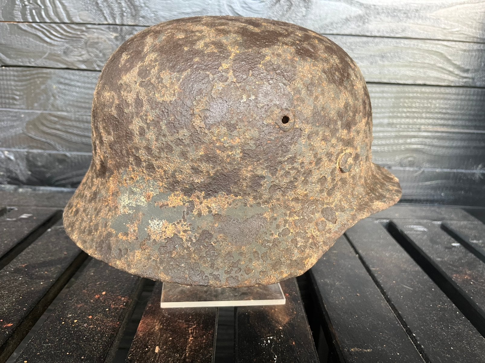 Duitse helmschaal M40, Verzamelen, Militaria | Tweede Wereldoorlog, Ophalen of Verzenden, Duitsland, Helm of Baret