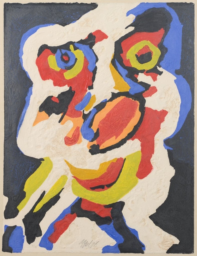 Karel Appel litho's, Ophalen of Verzenden, Abstract, Lithografie