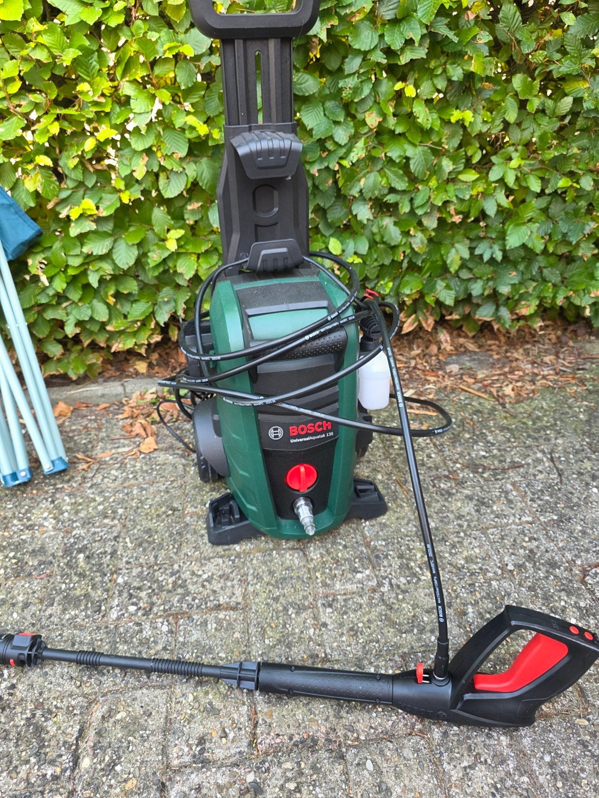 Bosch UniversalAquatak 135 Hogedrukreiniger, Tuin en Terras, Ophalen of Verzenden, Bosch, Elektrisch, Met regelbare waterdruk