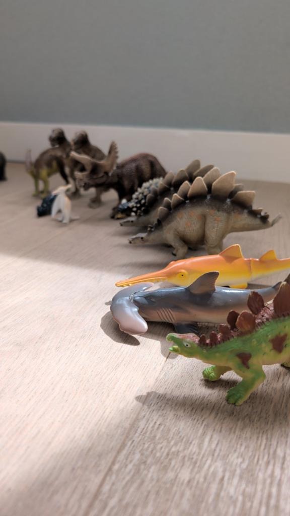 Grote collectie (Schleich) speelgoed dieren en dinosaurussen, Ophalen of Verzenden, Gebruikt