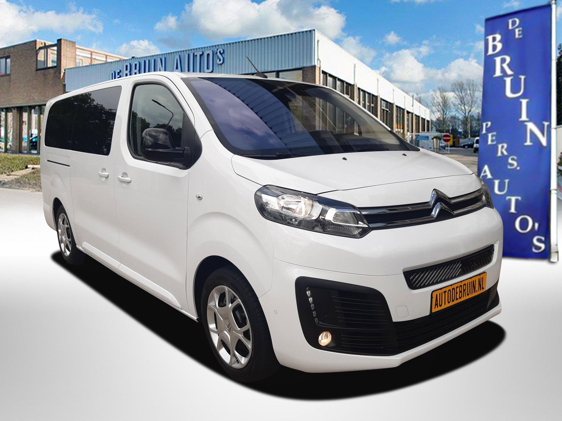 Peugeot e Expert / Citroen e-Jumpy XL L3 75kWh Rolstoelauto, Auto's, Peugeot, Gebruikt, Overige carrosserieën, 7 stoelen, Wit