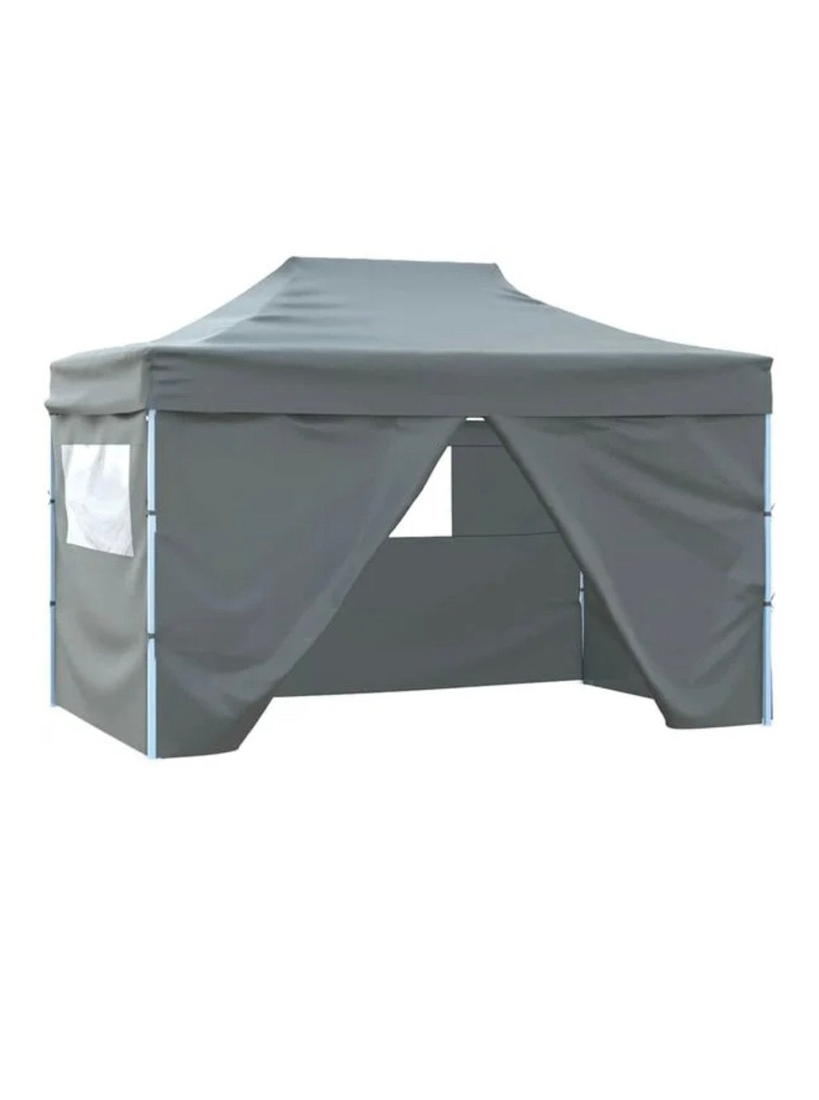 Vouwtent pop-up met 4 zijwanden 3x4,5 m antraciet, nieuw, Tuin en Terras, Partytenten, Opvouwbaar, ., Nieuw, .