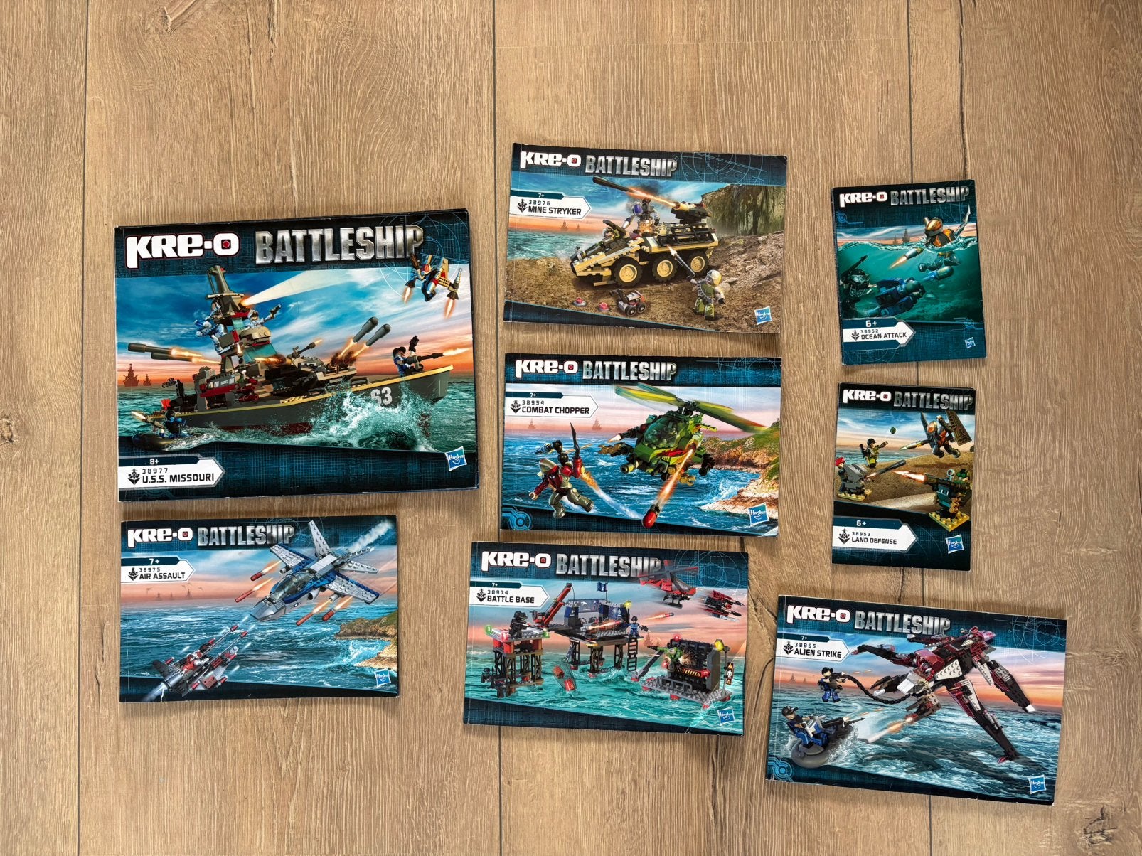 KRE-O battleship 8 sets, Ophalen, Gebruikt