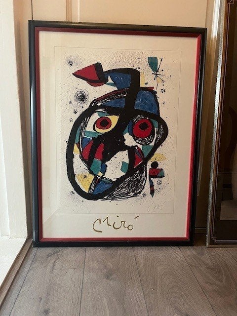 Schilderij Miro, Antiek en Kunst, Ophalen