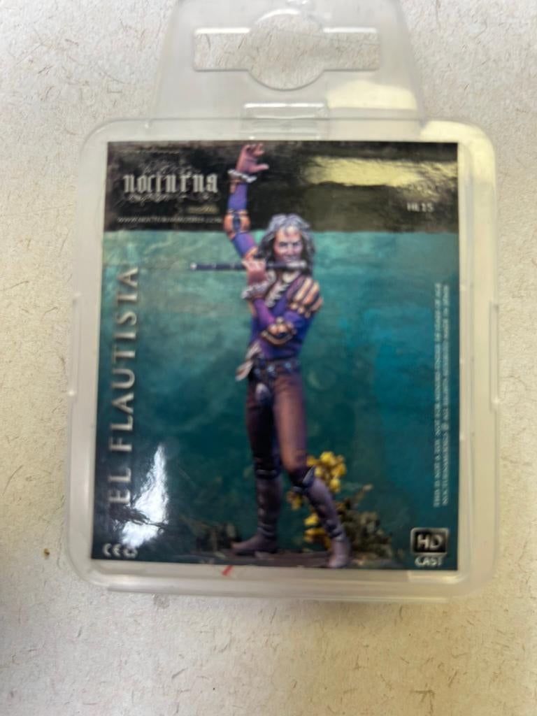 nocturna resin figuur 54mm "el flautista", Ophalen of Verzenden, Nieuw, 1:35 tot 1:50, Figuur of Figuren