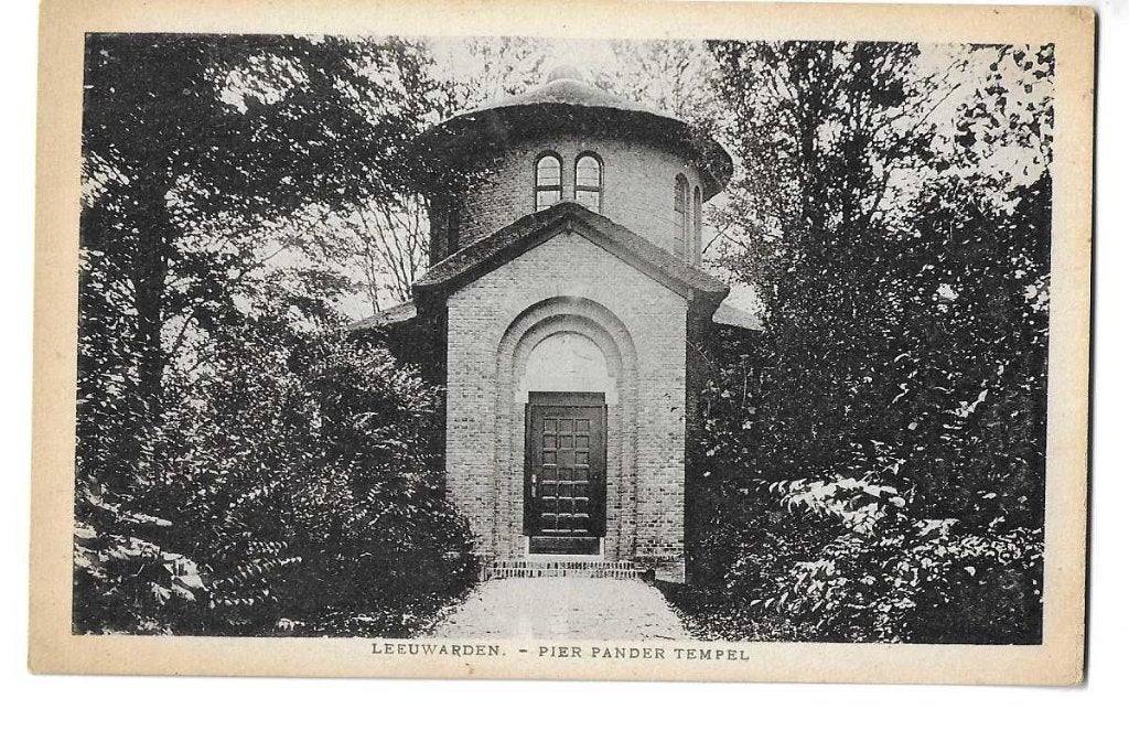 tempel  leeuwarden  1920  pier pander, Verzenden, Voor 1920, Ongelopen, Gebouw