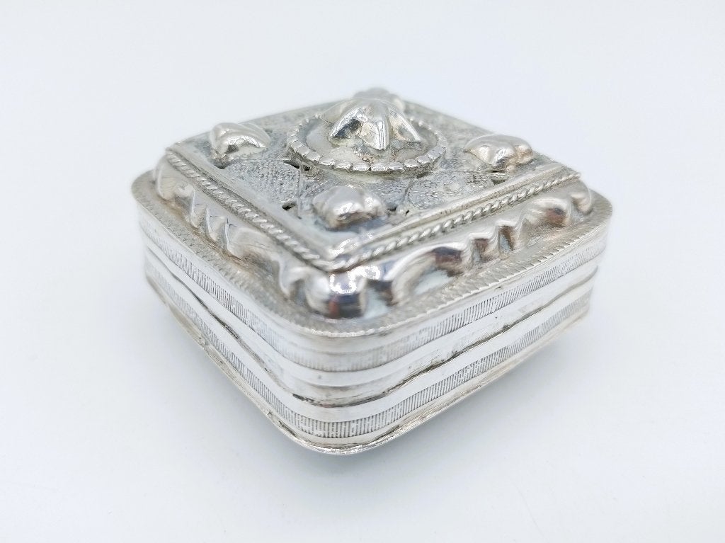 Zilveren pepermuntdoosje, C. Capoen, Schoonhoven, 1917, Antiek en Kunst, Verzenden, Zilver