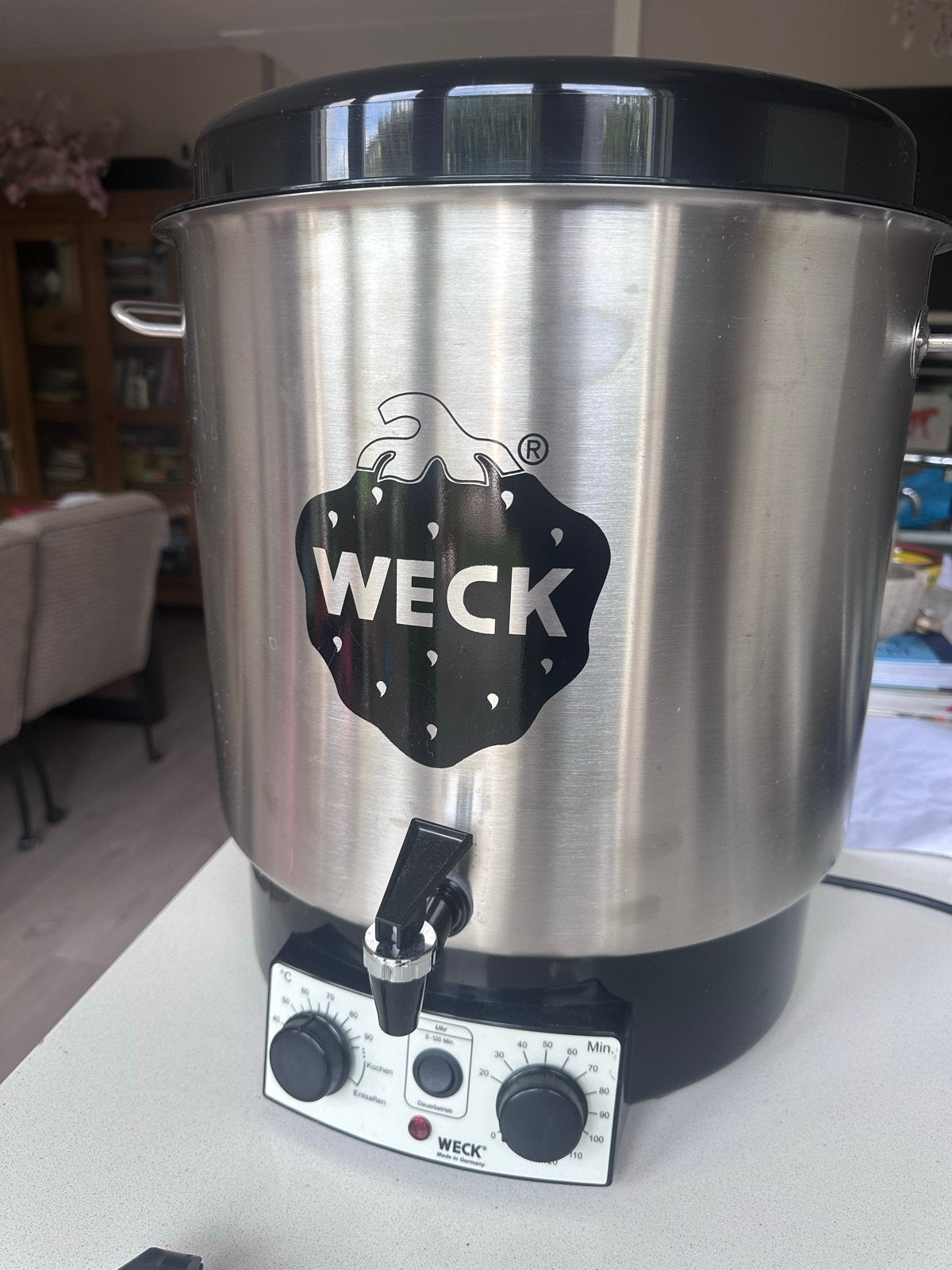 Elektrische Weck Inmaakketel / Sapcentrifuge, Ophalen, Zo goed als nieuw
